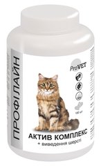 ProVet Профилайн АКТИВ КОМПЛЕКС + Выведение шерсти добавка для молодых кошек - 180 табл. Petmarket
