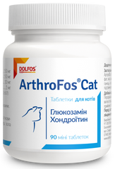 Dolfos ArthroFos Cat добавка для здоров'я суглобів та сечових шляхів котів - 90 табл. Petmarket