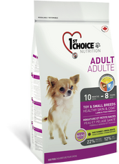 1st Choice ADULT Toy & Small Healthy Skin & Coat - корм для шкіри та шерсті собак міні і дрібних порід (ягня/риба) - 2,72 кг Petmarket