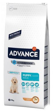 Advance PUPPY Maxi - корм для щенков крупных пород - 12 кг % Акция Petmarket