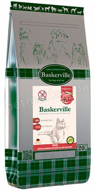 Baskerville ADULT CAT Beef - беззерновий корм для котів (яловичина) - 20 кг % Petmarket