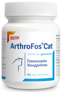 Dolfos ArthroFos Cat добавка для здоровья суставов и мочевых путей кошек - 90 табл. Petmarket