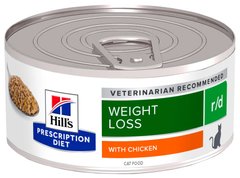 Hill's Prescription Diet R/D Weight Reduction - лечебный влажный корм для кошек с избыточным весом и ожирением Petmarket