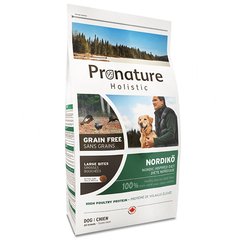 Pronature Holistic Nordiko - беззерновой корм для собак средних и крупных пород (индейка/ягоды) - 12 кг Petmarket