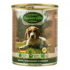 Baskerville КРОЛИК с вермишелью и морковью - консервы для собак - 400 г Petmarket