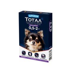 Superium ТОТАЛ - антигельмінтні таблетки для собак вагою 0,5-2 кг Petmarket