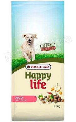 Happy Life ADULT with Lamb - корм для собак середніх та великих порід (ягня) - 15 кг Petmarket