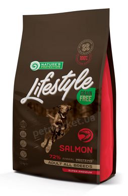 Nature's Protection Lifestyle GF Salmon беззерновой корм для собак всех пород (лосось) - 17 кг Petmarket