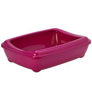 Moderna Arist-O-Tray Jumbo - туалет з бортиком Джамбо для котів (великий) - лимонний 57х73х16 см Petmarket