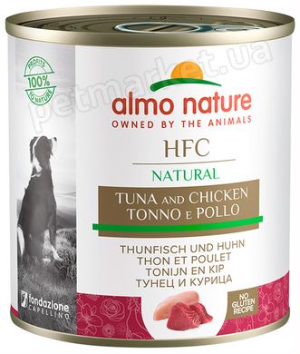 Almo Nature HFC Natural Тунец/курица влажный корм для собак - 290 г Petmarket