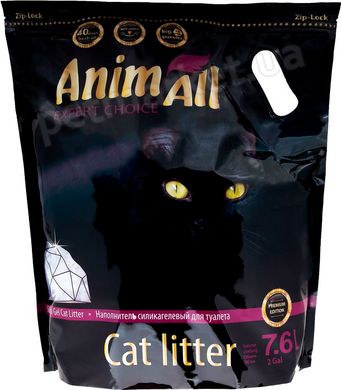 AnimAll PREMIUM Expert Choice Amethyst - силикагелевый наполнитель для кошек - 7,6 л Petmarket