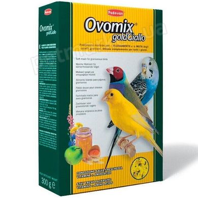 Padovan OVOMIX Gold Giallo - додатковий корм для зерноядних птахів Petmarket