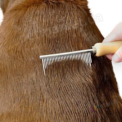 Safari SHEDDING SHORT HAIR - гребінець для короткої і середньої шерсті собак Petmarket