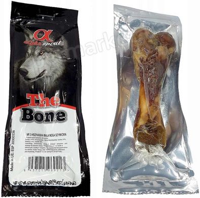 Alpha Spirit Ham Bone HALF - Халф жевательная кость для собак - 13 см, 1 шт. Petmarket