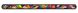 Collar WAUDOG Design Витраж - кожаный браслет на руку, 18-20 см, черный