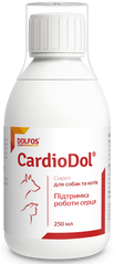 Dolfos CardioDol добавка для здоровья сердца собак и кошек - 250 мл Petmarket