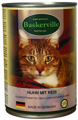 Baskerville КУРКА/РИС - консерви для котів - 400 г % Petmarket