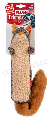 GiGwi Plush Friendz Белка - текстильная игрушка для собак, 29 см Petmarket