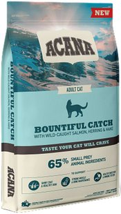 Acana Bountiful Catch біологічний корм для кішок (лосось/оселедець) - 4,5 кг Petmarket