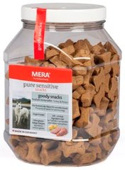 Mera Pure Sensitive snacks Truthahn & Kartoffel снеки для чутливих собак (індичка/картопля), 600 г Petmarket
