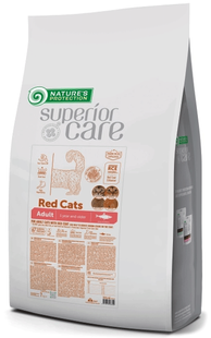 Nature's Protection Superior Care Red Cats Grain Free Herring Adult All Breeds - беззерновой корм для кошек всех пород с рыжей и коричневой шерстью (сельдь) Petmarket