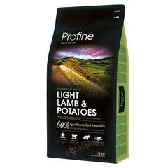 Profine Light Lamb & Potatoes - корм для оптимізації ваги собак - 15 кг Petmarket