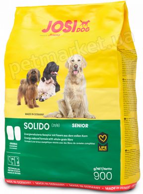 JosiDog Solido - корм для пожилых и малоактивных собак - 900 г Petmarket