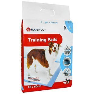 Flamingo TRAINING PADS PUPPY - одноразові пелюшки для цуценят - M Petmarket