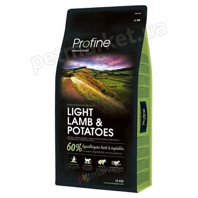 Profine Light Lamb & Potatoes - корм для оптимизации веса собак - 15 кг Petmarket