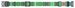Collar WAUDOG Nylon Етно - нейлоновий нашийник для собак - 23-35 см, Зелений