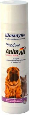 AnimAll VetLine Кетоконазол и Хлоргексидин лечебный шампунь для собак и кошек - 250 мл Petmarket