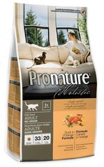 Pronature Holistic NO GRAIN Duck & Orange - беззерновий холістик корм для кішок (качка/апельсин) - 5,44 кг Petmarket