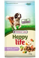 Happy Life SENIOR LIGHT with Chicken - корм для літніх та схильних до повноти собак (курка) - 3 кг Petmarket