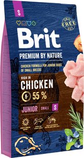 Brit Premium JUNIOR S - корм для цуценят дрібних порід - 3 кг Petmarket