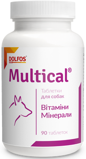 Dolfos MultiCal вітамінно-мінеральна добавка для собак – 520 табл. % Petmarket