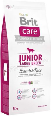 Brit Care JUNIOR Large BREED Lamb & Rice - корм для щенков и молодых собак крупных пород (ягненок/рис) - 3 кг Petmarket