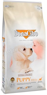 BonaCibo PUPPY - корм для цуценят (курка/рис/анчоуси) - 15 кг % Petmarket