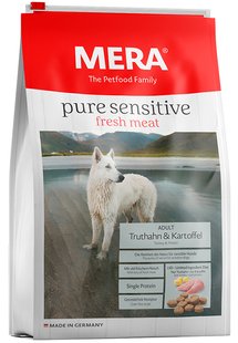 Mera pure sensitive Truthan&Kartoffel беззерновий корм для собак (свіжа індичка/картопля), 12,5 кг % Petmarket