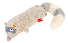 GiGwi Plush Friendz Енот - текстильная игрушка для собак, 17 см Petmarket