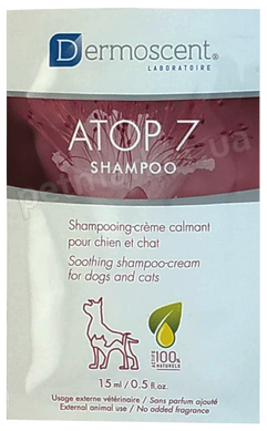 Dermoscent ATOP-7 Shampoo - шампунь-крем для собак и кошек с чувствительной кожей - 200 мл Petmarket