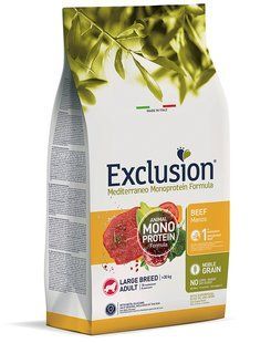 Exclusion Noble Grain Adult Beef Large Breed &mdash; корм для взрослых собак крупных пород с говядиной Petmarket
