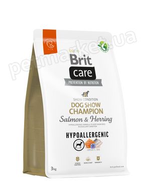 Brit Care Hypoallergenic Dog Show Champion - гіпоалергенний корм для виставкових собак (лосось/оселедець), 12 кг Petmarket