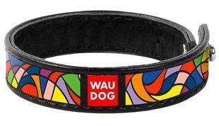 Collar WAUDOG Design Вітраж - шкіряний браслет на руку, 21-23 см, чорний Petmarket