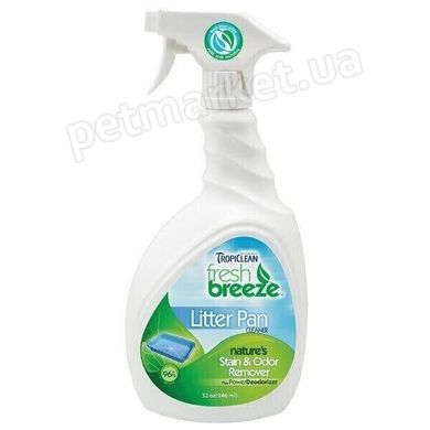 TropiClean LITTER PAN Spray - спрей для знищення запаху в котячих туалетах Petmarket