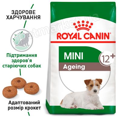 Royal Canin MINI AGEING 12+ - корм для літніх собак дрібних порід від 12 років - 800 г Petmarket