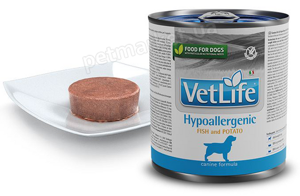 Farmina Vet Life Hypoallergenic Fish & Potato - дієтичний корм для собак при харчовій алергії (риба/картопля) Petmarket