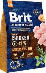 Brit Premium SENIOR S+M - корм для літніх собак дрібних и середніх порід - 3 кг Petmarket