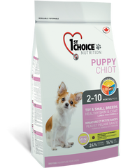 1st Choice PUPPY Toy & Small Healthy Skin & Coat - корм для шкіри і шерсті цуценят міні і дрібних порід (ягня/риба) - 2,72 кг Petmarket