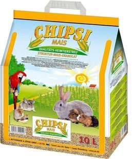 Chipsi MAIS - кукурудзяний наповнювач для дрібних тварин і птахів - 10 л % Petmarket