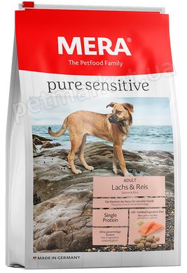 Mera pure sensitive Lachs&Reis корм для собак с чувствительным пищеварением (лосось/рис), 12,5 кг Petmarket